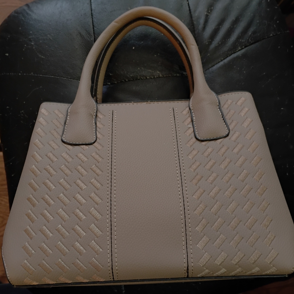 Taupe Satchel Bag NWOT